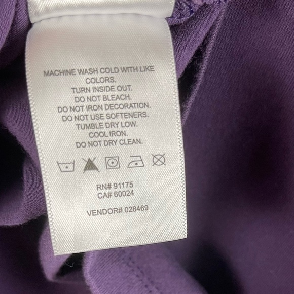 FILA Vintage 80's Womens XL Pastel Patch Logo Long Crop Tee Retro Crewneck Boxy - Picture 5 of 7